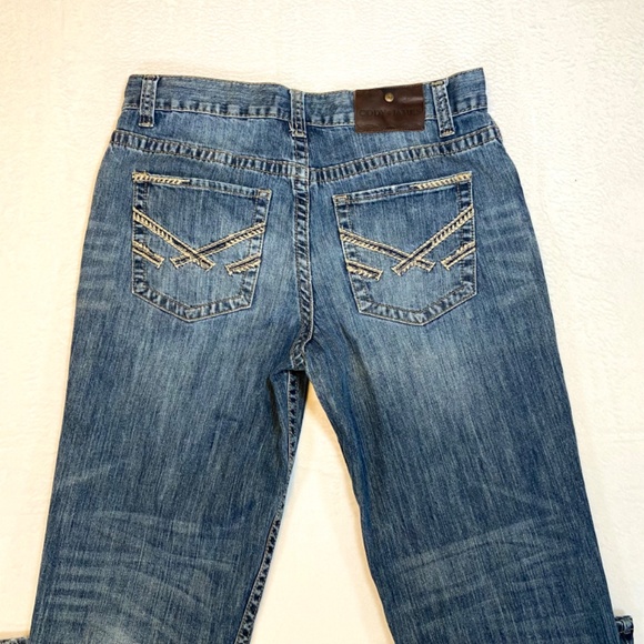 Cody James Core Mens Classic Straight Jeans Blue Stretch Medium Wash Denim 32x34 - Picture 7 of 10